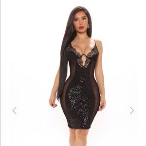 Beautiful sequin sheer dress